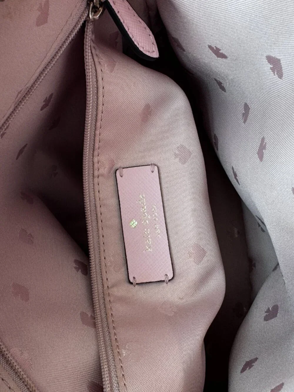 Kate Spade Staci Dome Crossbody Bag Baby Pink Saffiano Leather Handbag